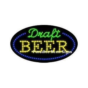  Draft Beer LED Sign (Oval)