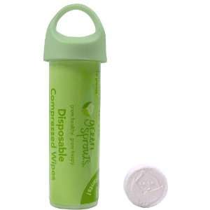  green sprouts by i play Disposable Compressed Wipes Tube w 