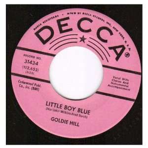  little boy blue 45 rpm single GOLDIE HILL Music