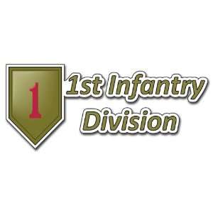 United States Army 1st Infantry Division Decal Bumper 