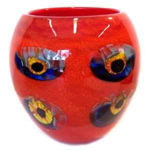  Murano art glass bowl Eye Vase A51
