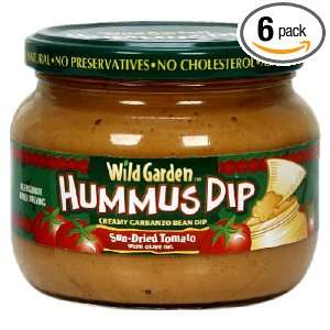 Wild Garden Hummus, Sun Dried Tomato, 13.40 Ounce (Pack of 6)  