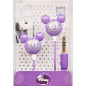 Micky Mouse Style Earphones For Girl Kid  MP4 Purple  