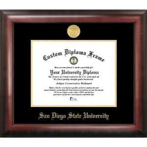 San Diego State University Gold Embossed Diploma Frame  