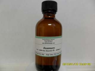 Rosemary Essential Oil 2 Oz (60ml) Pure  