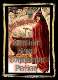   BOUND MAGICK SAMHAIN DJINN FAERIE DRAGON EARTH SPIRIT SUMMONING POTION
