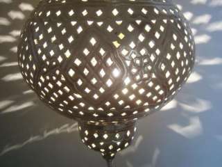 Moroccan Silver Plated Pendant Lamp Chandelier Lighting  