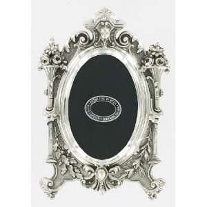    Silver Antique Vintage Style 2x3¼ Picture Frame
