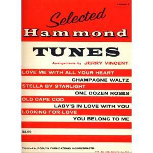   Hammond Tunes (Volume 7) Arrangements by Jerry Vincent Books