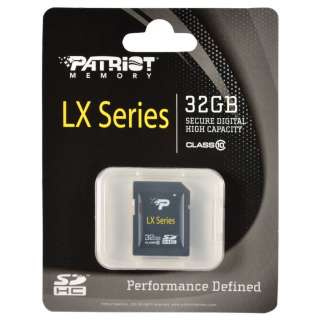   32GB LX Series Class 10 SDHC Flash Card 0879699008877  