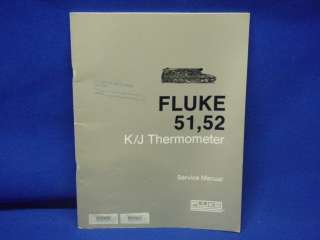 Fluke 51, 52 SERVICE Manual  