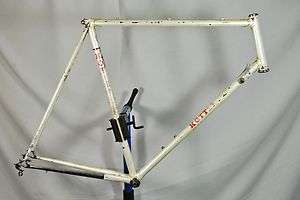 Vintage Kotters Racing Team Lugged Steel Road Bicycle 64cm Bike White 