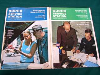 Super Service Station 1960s Gas Station Magazines  