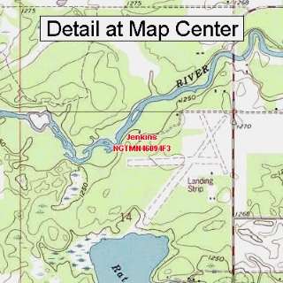  USGS Topographic Quadrangle Map   Jenkins, Minnesota 