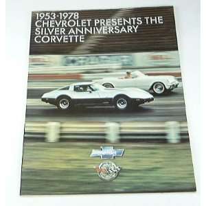  1978 78 Chevrolet Chevy CORVETTE BROCHURE Anniversary 
