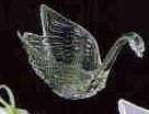 12 Swans Plastic Candy Holder Wedding Shower Favor Cup   Clear