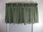 new sheer olive green roslyn window valance habitat by commonwealth
