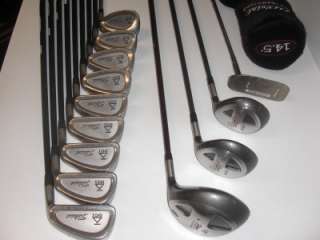   Graphite Stiff Mens Complete Right Hand Golf Club Set + Bag GR8 DEAL