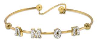   diamond amor design bangle bracelet 0 15ctw si2 clarity and h i color