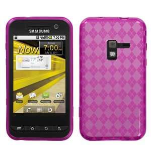  Hot Pink Argyle Pane Candy Skin Cover Cell Phones & Accessories