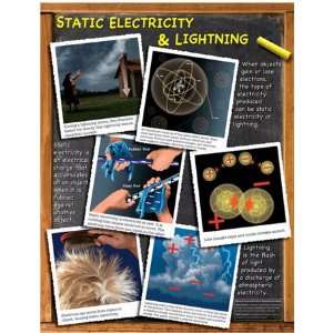   CARSON DELLOSA CHARTLET STATIC ELECTRICITY & LIGHTNING Toys & Games
