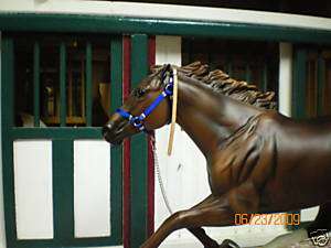   halter w/leather crown   fits Breyer/Stone traditional model horses
