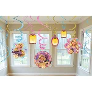   Hanging Swirl Birthday Party Decorations   12 Pieces