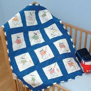  Little Boys Nursery Quilt Squares Arts, Crafts & Sewing