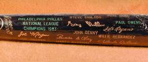 1983 Philadelphia Phillies World Series Black Bat MINT  