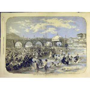    1858 Yordann Tiflis Jordan French Print River