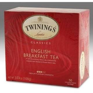 Twinings English Breakfast Tea, Tea Bags, 50 Count Boxes (50 Tea Bags)