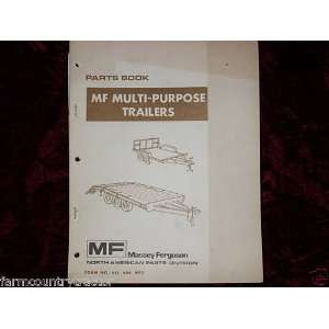   Multi Purpose Trailers OEM Parts Manual Massey Ferguson Books