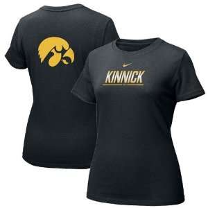    Nike Iowa Hawkeyes Black Ladies Uniform T shirt
