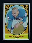 1967 Topps Milton Bradley Billy Shaw #28 Bills AFL
