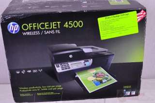 HP OfficeJet 4500 All In One Inkjet Printer   Open Box 884962535523 