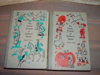 Vtg The Family Treasury Of Children Stories 1956 Books  