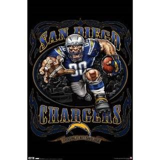   Chargers (Mascot, Grinding It Out Since 1960) Sports Poster Print