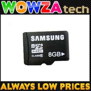 SAMSUNG 8GB MICRO SD MEMORY CARD CLASS 6 FOR THE SAMSUNG GALAXY ACE 