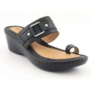  BORN Arina Black Sandals Thongs Shoes Womens Size 7 