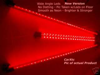 4pc RED LEDS Glow N Street   LED Car Underbody Kits  