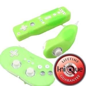 nique Colour me 2 x Silicone Case (Green) for Nintendo Wii Innovative 