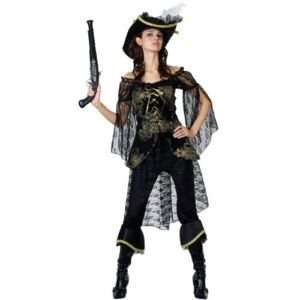   Pirate Princess Ladies Fancy Dress Costume Extra Small Toys & Games
