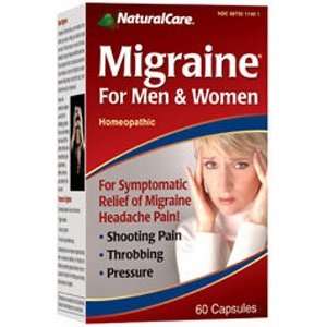  Migraine Relief   60 caps,(NaturalCare) Health & Personal 