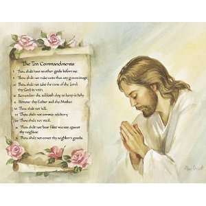  J.B. Grant   Ten Commandments Canvas