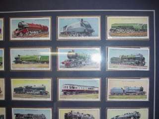 ANTIQUE WILLSS RAILWAY ENGINES CIGARETTE CARDS 1936 SET 50  
