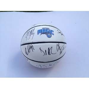  2012 ORLANDO MAGIC Team Signed Autographed Logo Basketball 