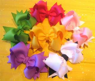   Loopy Boutique Hair Bows Baby Hairbow Girls Spikey Big Hairbows  