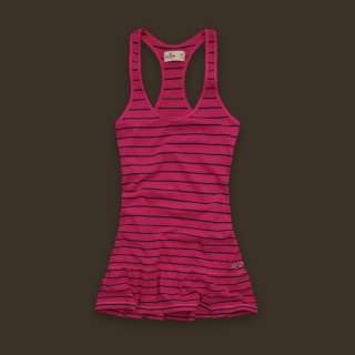 Hollister Spring Valley Pink Tunic Layer Tank Top XS S  