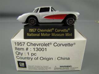 1957 Corvette Replica Motor Museum Die cast Toy Car  