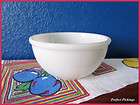   Small White / Ivory Fire King Beaded Edge Milk Glass Mixing Bowl   5